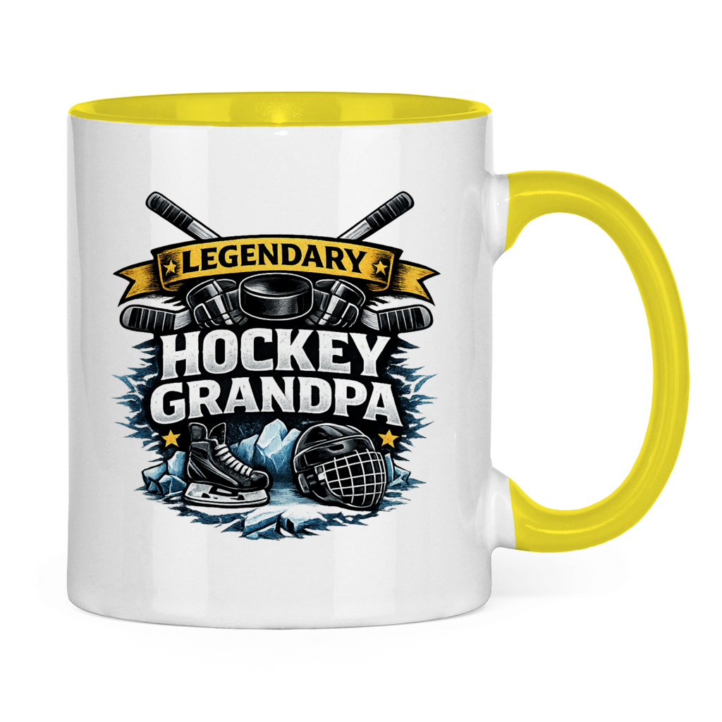 Tasse zweifarbig LEGENDARY HOCKEY GRANDPA