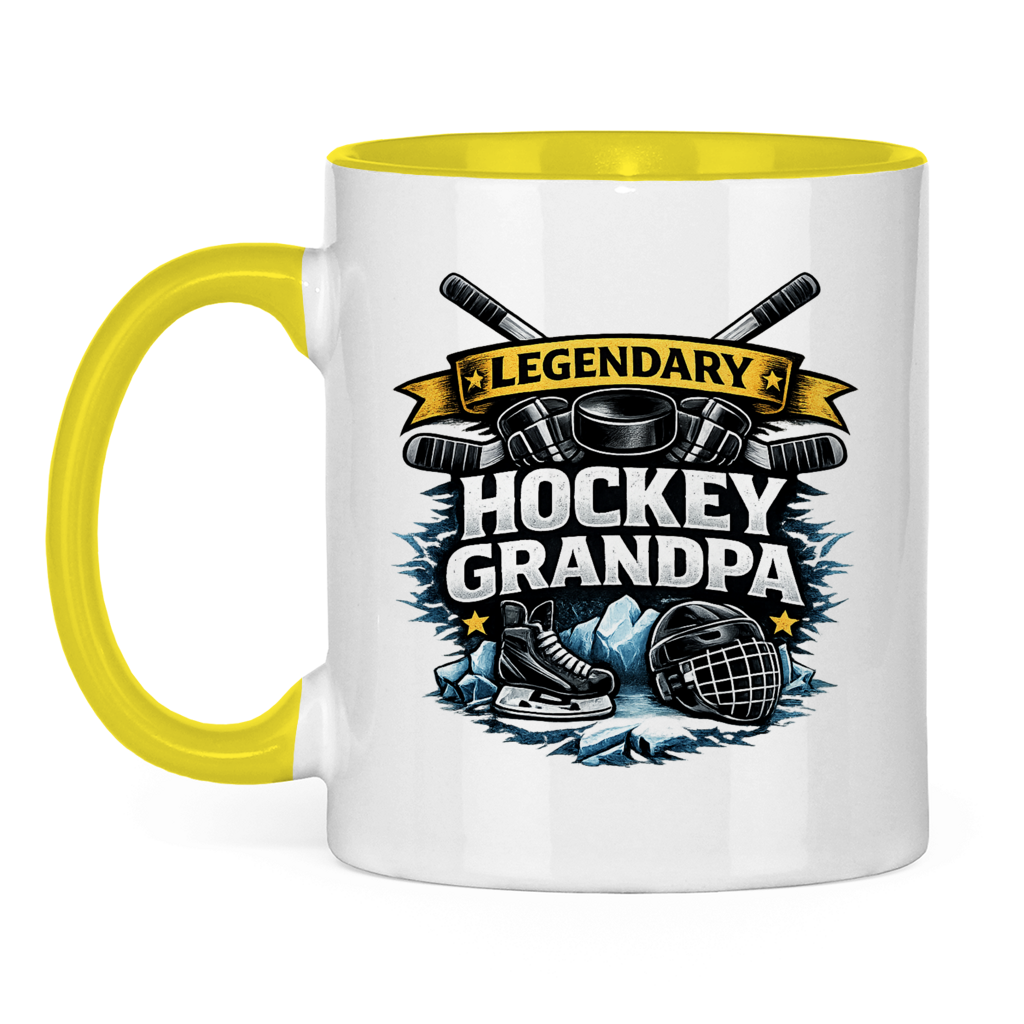 Tasse zweifarbig LEGENDARY HOCKEY GRANDPA