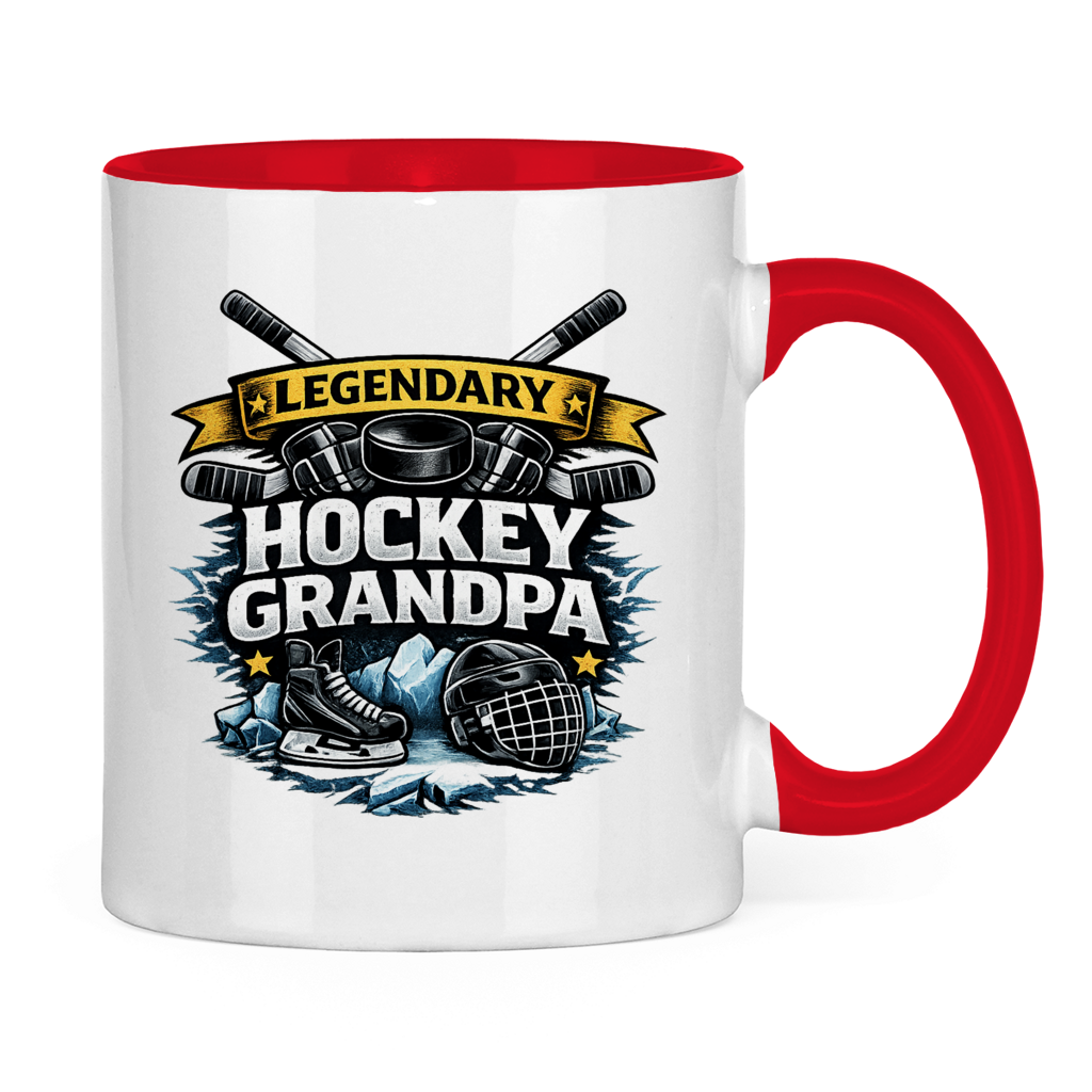 Tasse zweifarbig LEGENDARY HOCKEY GRANDPA