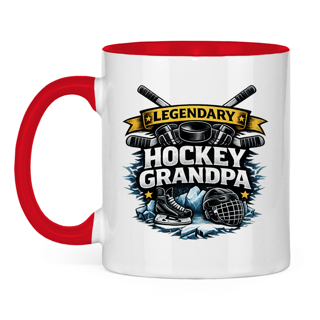 Tasse zweifarbig LEGENDARY HOCKEY GRANDPA