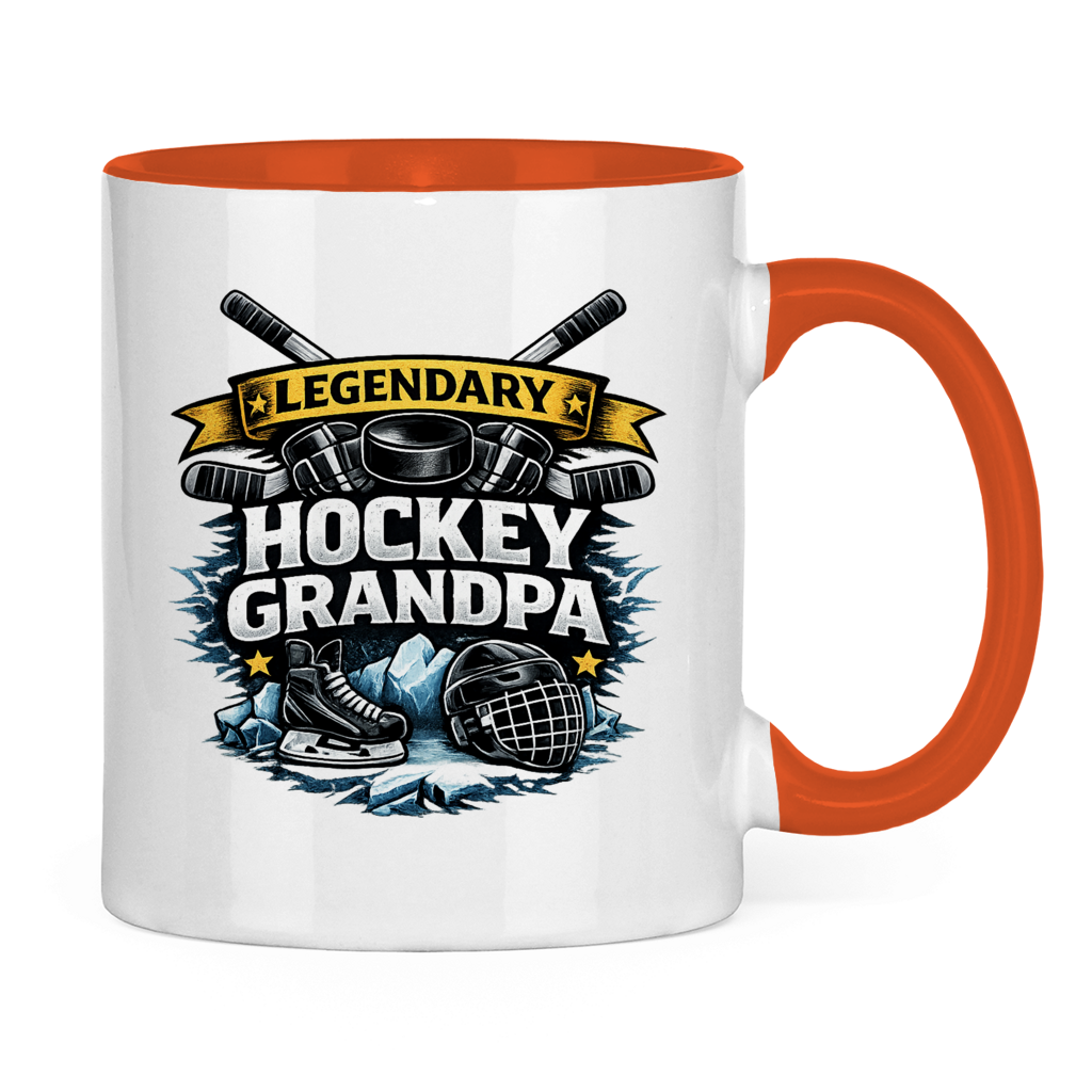 Tasse zweifarbig LEGENDARY HOCKEY GRANDPA