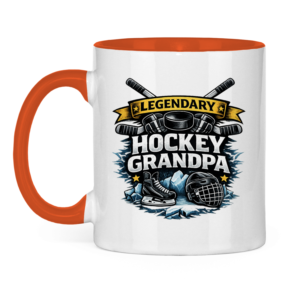 Tasse zweifarbig LEGENDARY HOCKEY GRANDPA