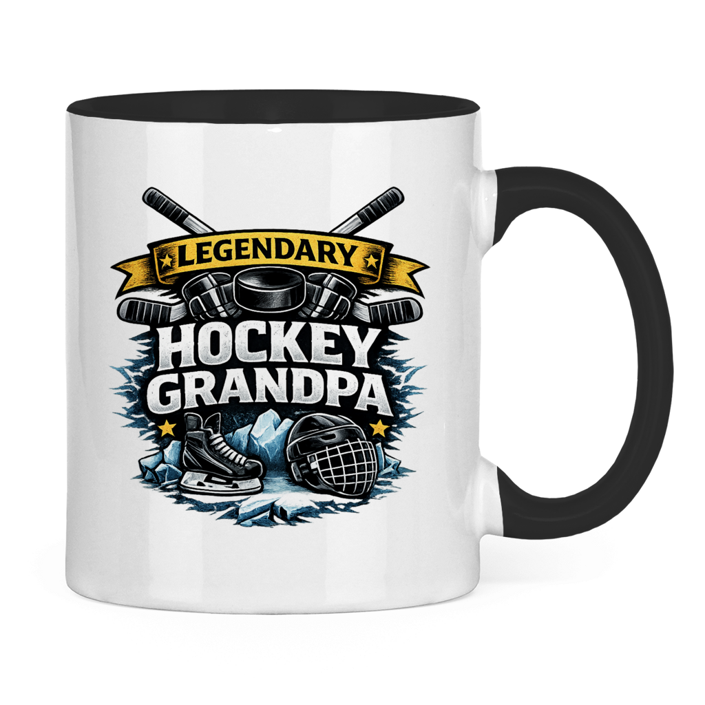 Tasse zweifarbig LEGENDARY HOCKEY GRANDPA