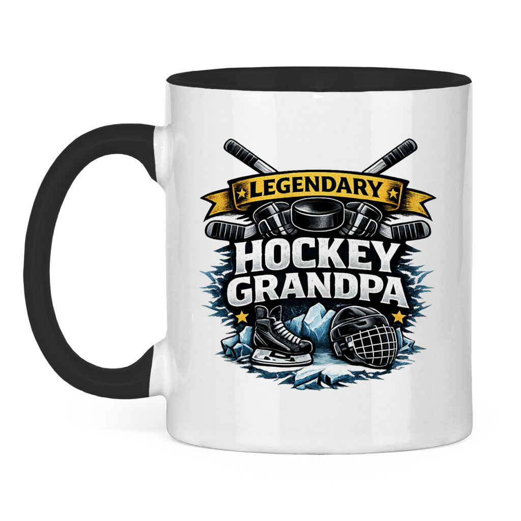 Tasse zweifarbig LEGENDARY HOCKEY GRANDPA