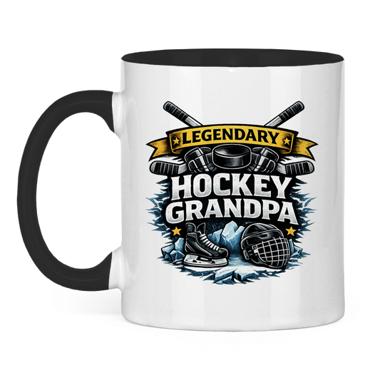 Tasse zweifarbig LEGENDARY HOCKEY GRANDPA