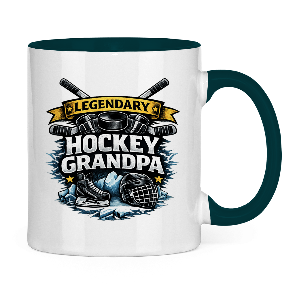 Tasse zweifarbig LEGENDARY HOCKEY GRANDPA