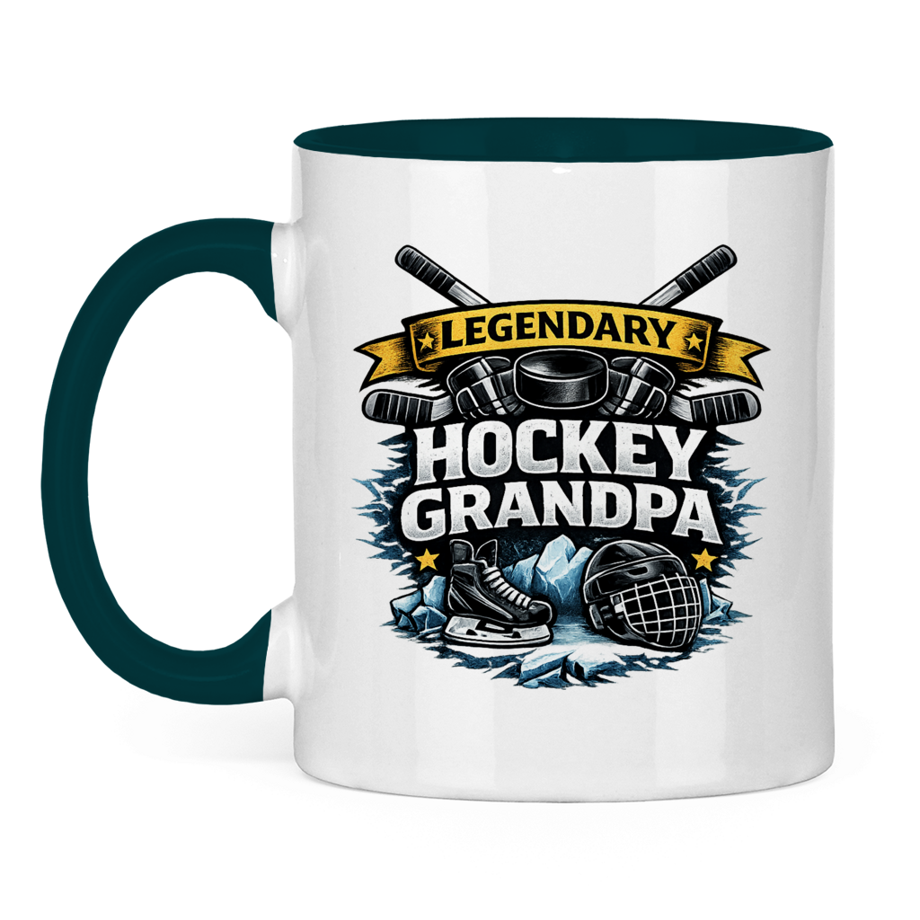 Tasse zweifarbig LEGENDARY HOCKEY GRANDPA