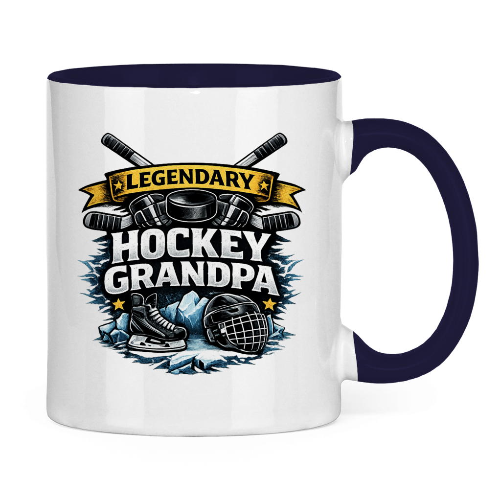 Tasse zweifarbig LEGENDARY HOCKEY GRANDPA