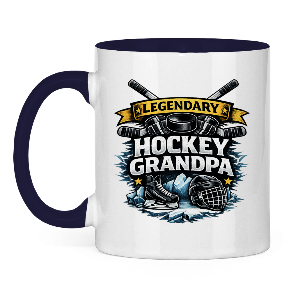 Tasse zweifarbig LEGENDARY HOCKEY GRANDPA