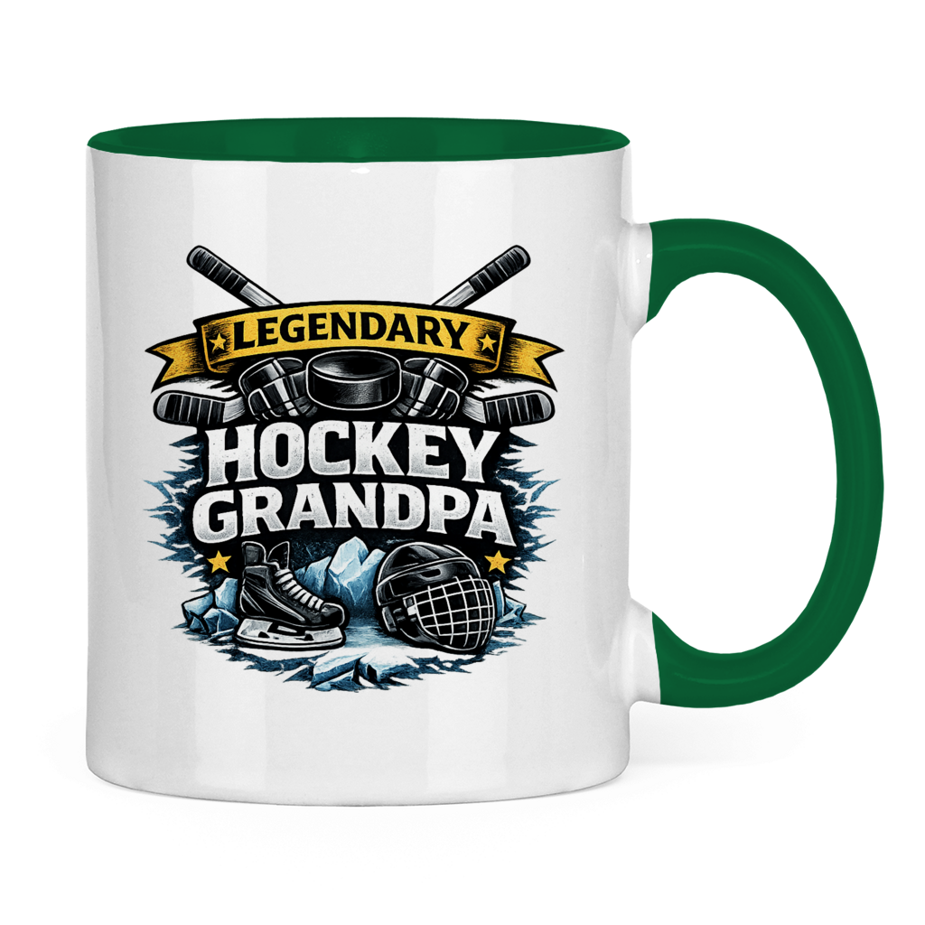 Tasse zweifarbig LEGENDARY HOCKEY GRANDPA