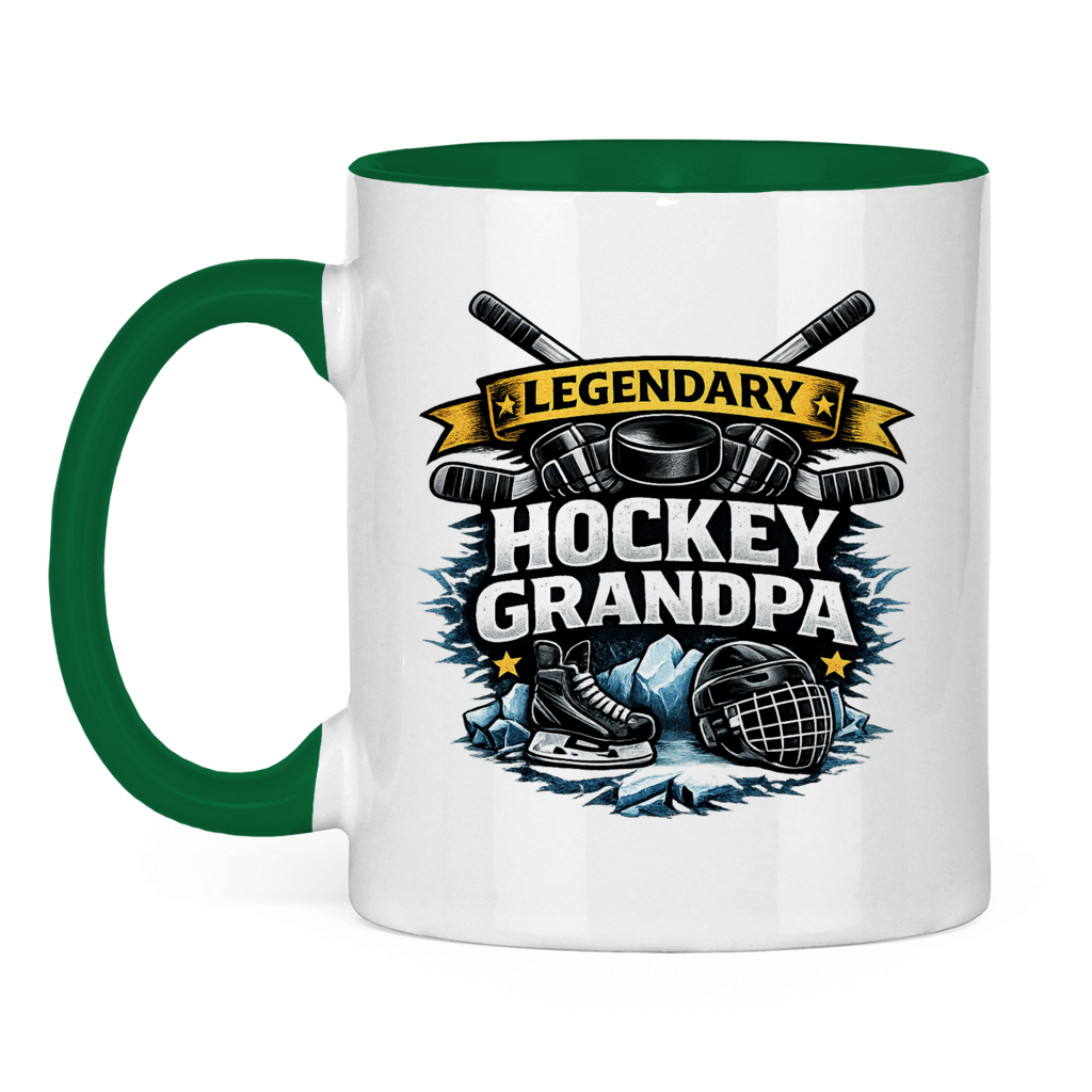 Tasse zweifarbig LEGENDARY HOCKEY GRANDPA