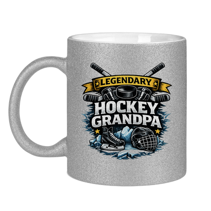 Glitzertasse LEGENDARY HOCKEY GRANDPA