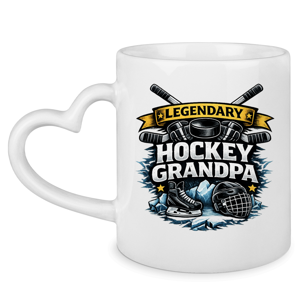 Tasse mit Herzhenkel LEGENDARY HOCKEY GRANDPA