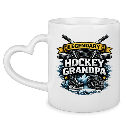 Tasse mit Herzhenkel LEGENDARY HOCKEY GRANDPA