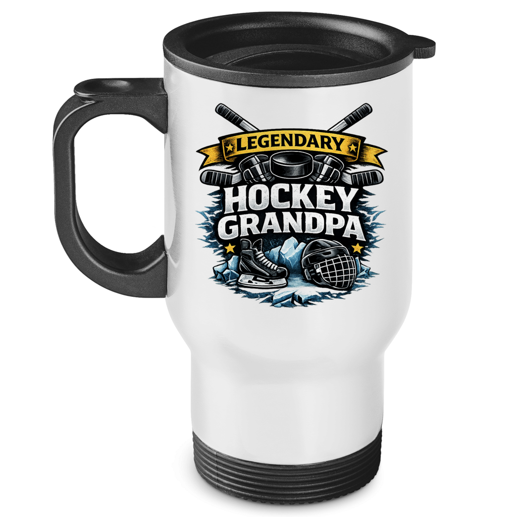 Edelstahl-Thermobecher LEGENDARY HOCKEY GRANDPA