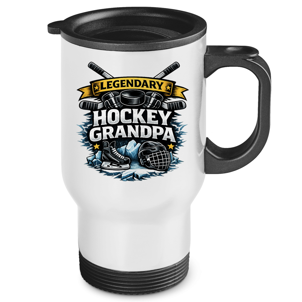 Edelstahl-Thermobecher LEGENDARY HOCKEY GRANDPA