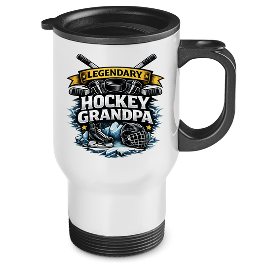 Edelstahl-Thermobecher LEGENDARY HOCKEY GRANDPA