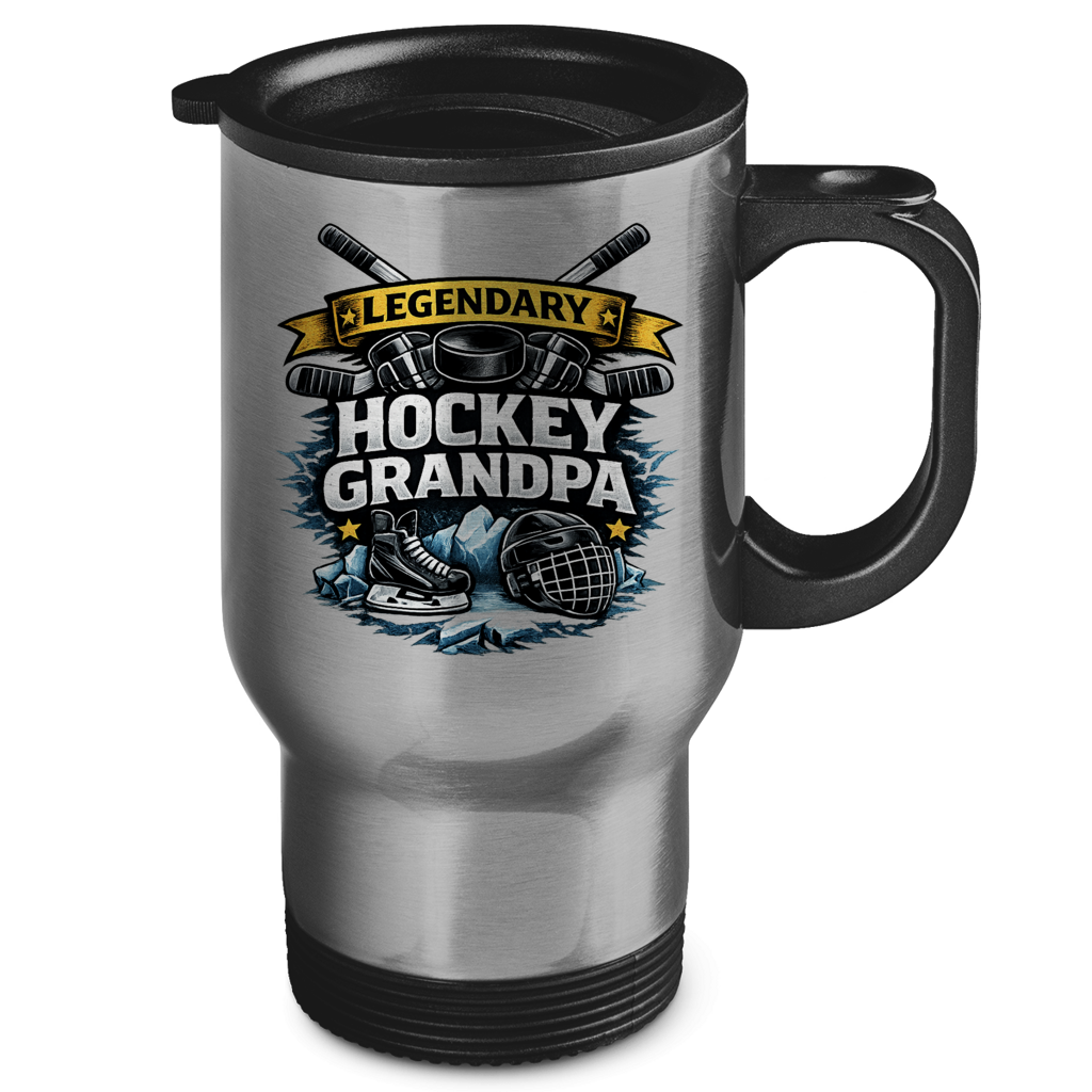 Edelstahl-Thermobecher LEGENDARY HOCKEY GRANDPA