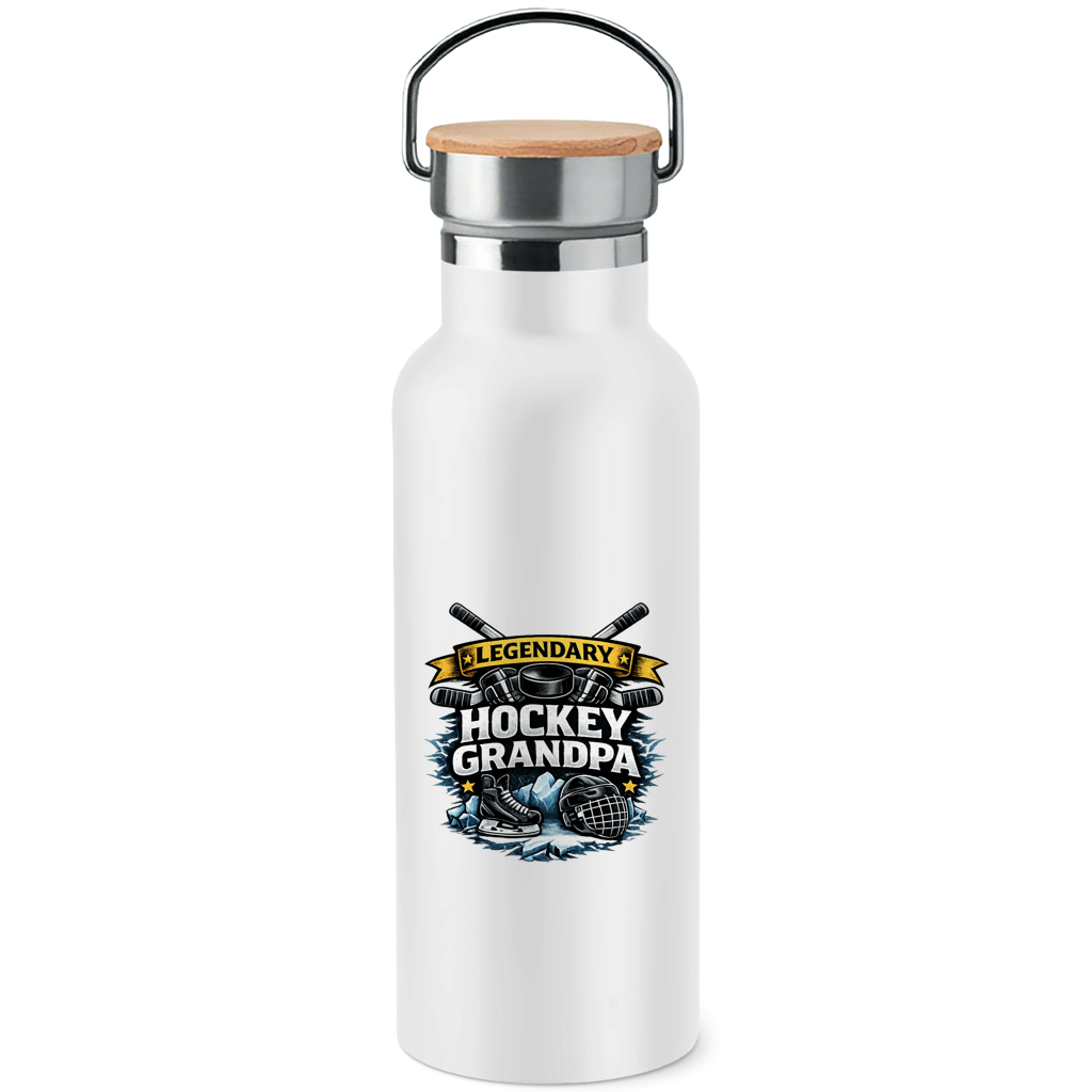 Edelstahl-Trinkflasche LEGENDARY HOCKEY GRANDPA