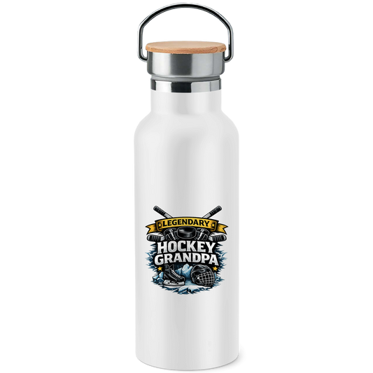 Edelstahl-Trinkflasche LEGENDARY HOCKEY GRANDPA