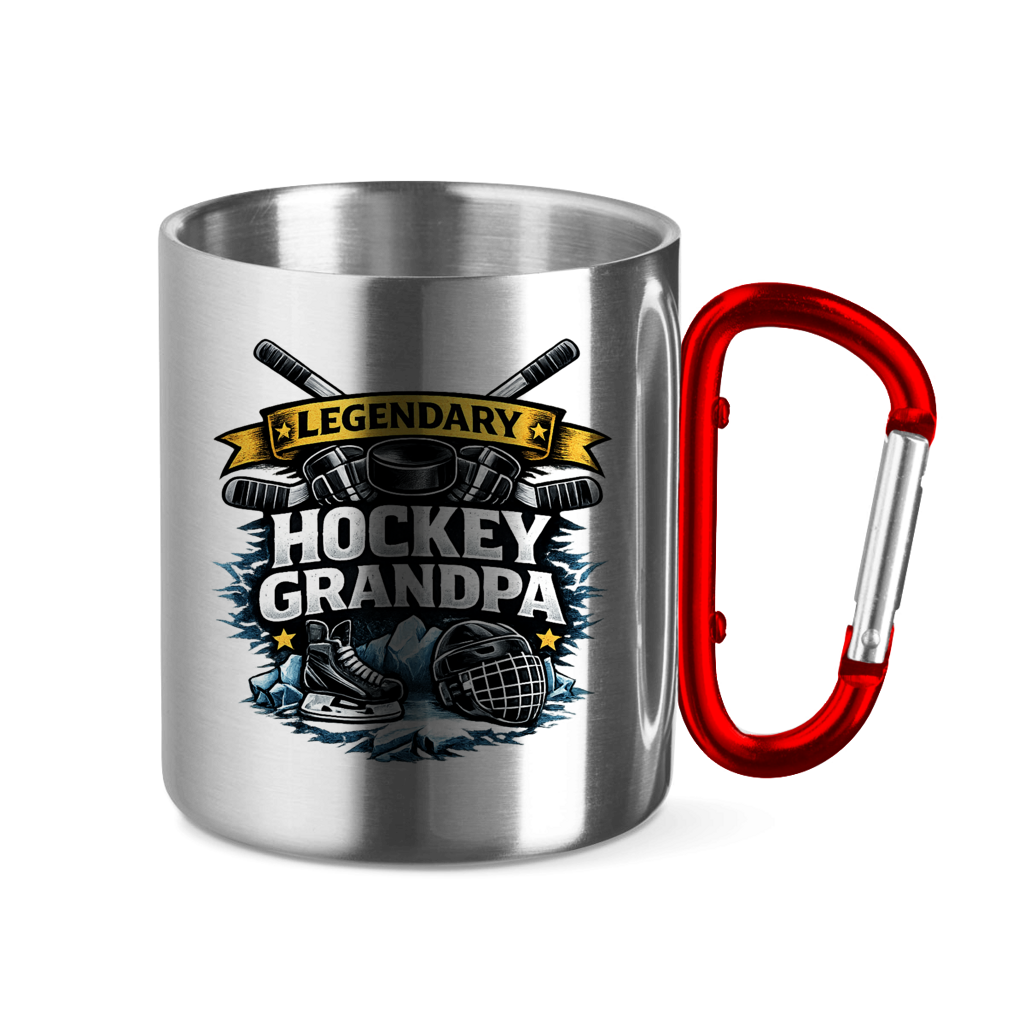 Edelstahltasse LEGENDARY HOCKEY GRANDPA