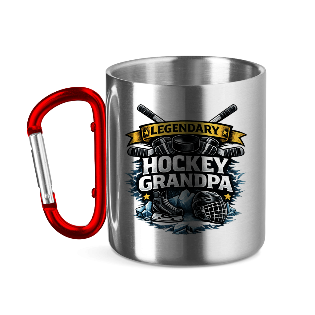 Edelstahltasse LEGENDARY HOCKEY GRANDPA