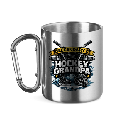 Edelstahltasse LEGENDARY HOCKEY GRANDPA