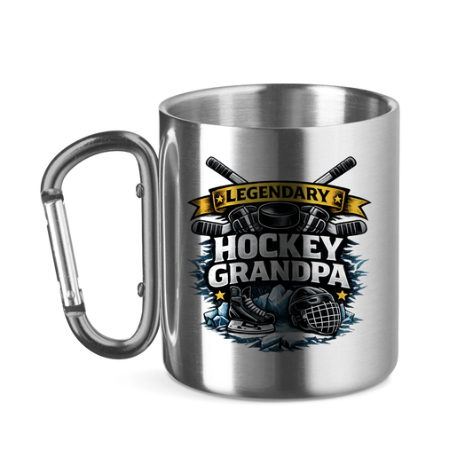 Edelstahltasse LEGENDARY HOCKEY GRANDPA
