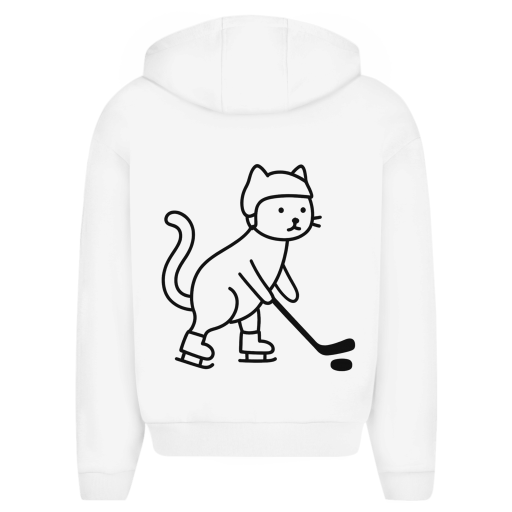 Oversize Zipper HOCKEY CAT