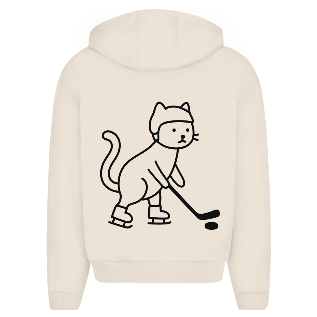 Oversize Zipper HOCKEY CAT
