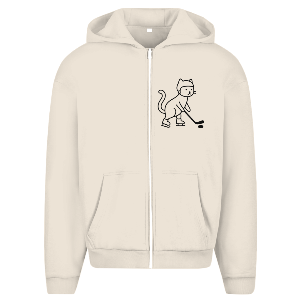 Oversize Zipper HOCKEY CAT