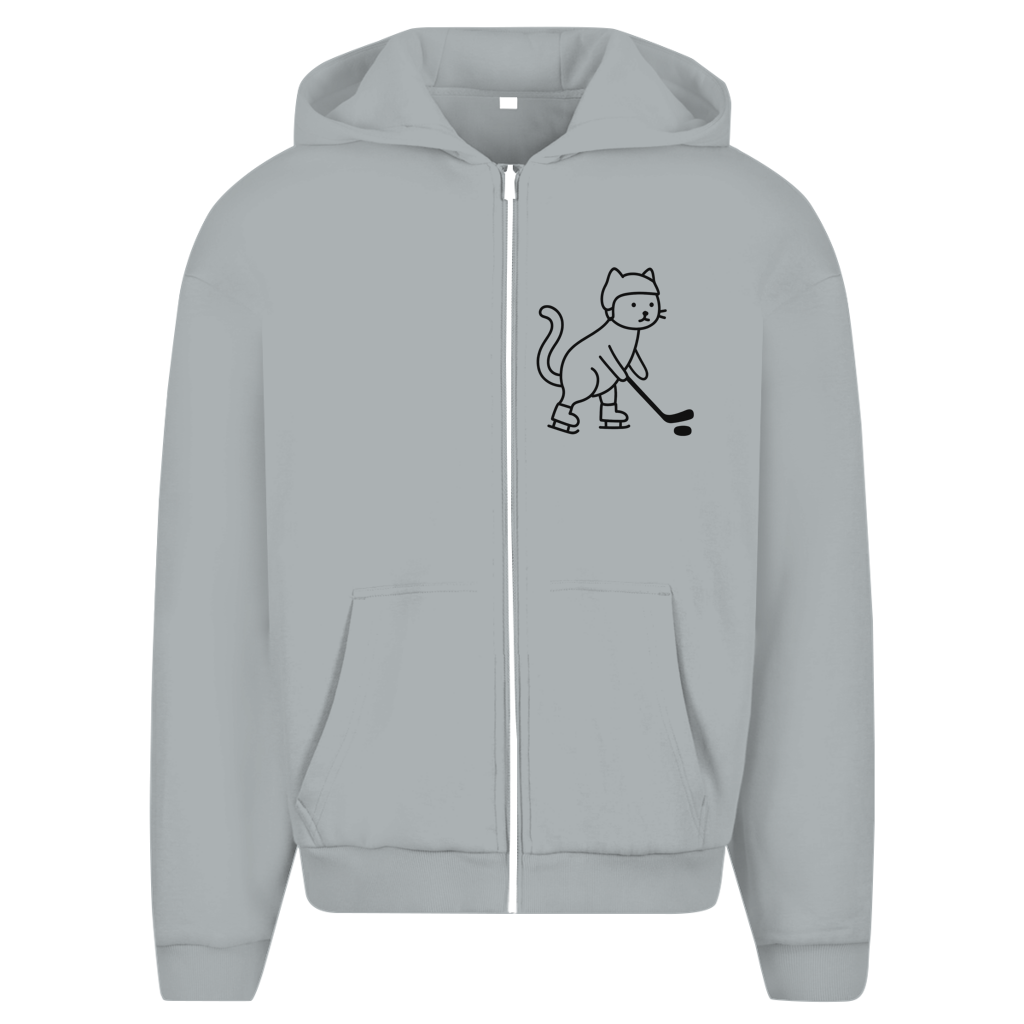 Oversize Zipper HOCKEY CAT