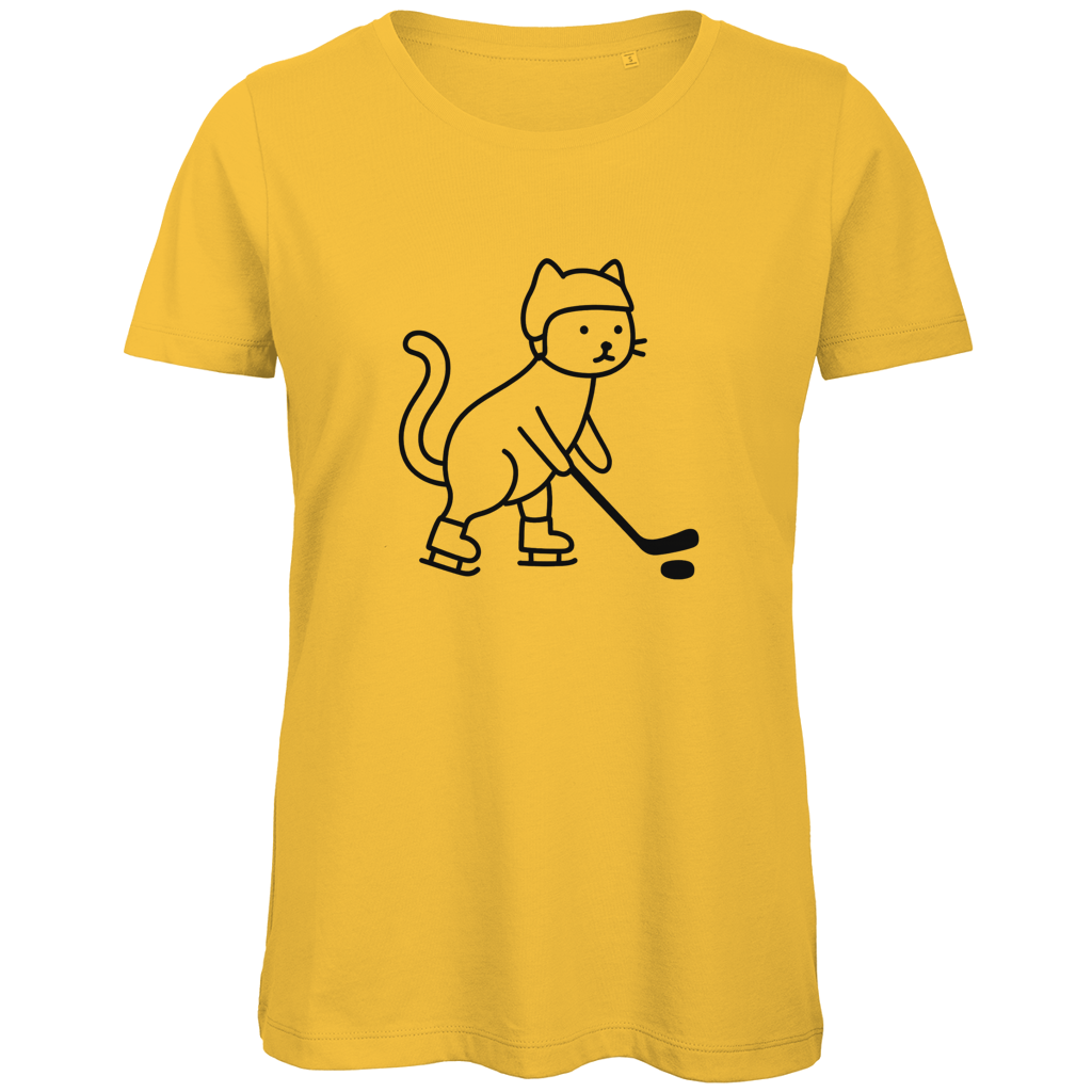Ladies T-Shirt HOCKEY CAT