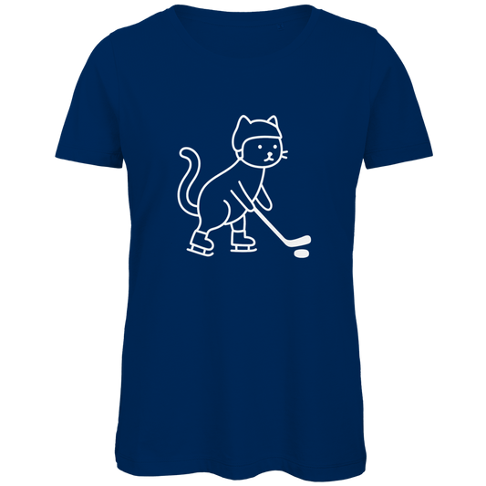 Ladies T-Shirt HOCKEY CAT