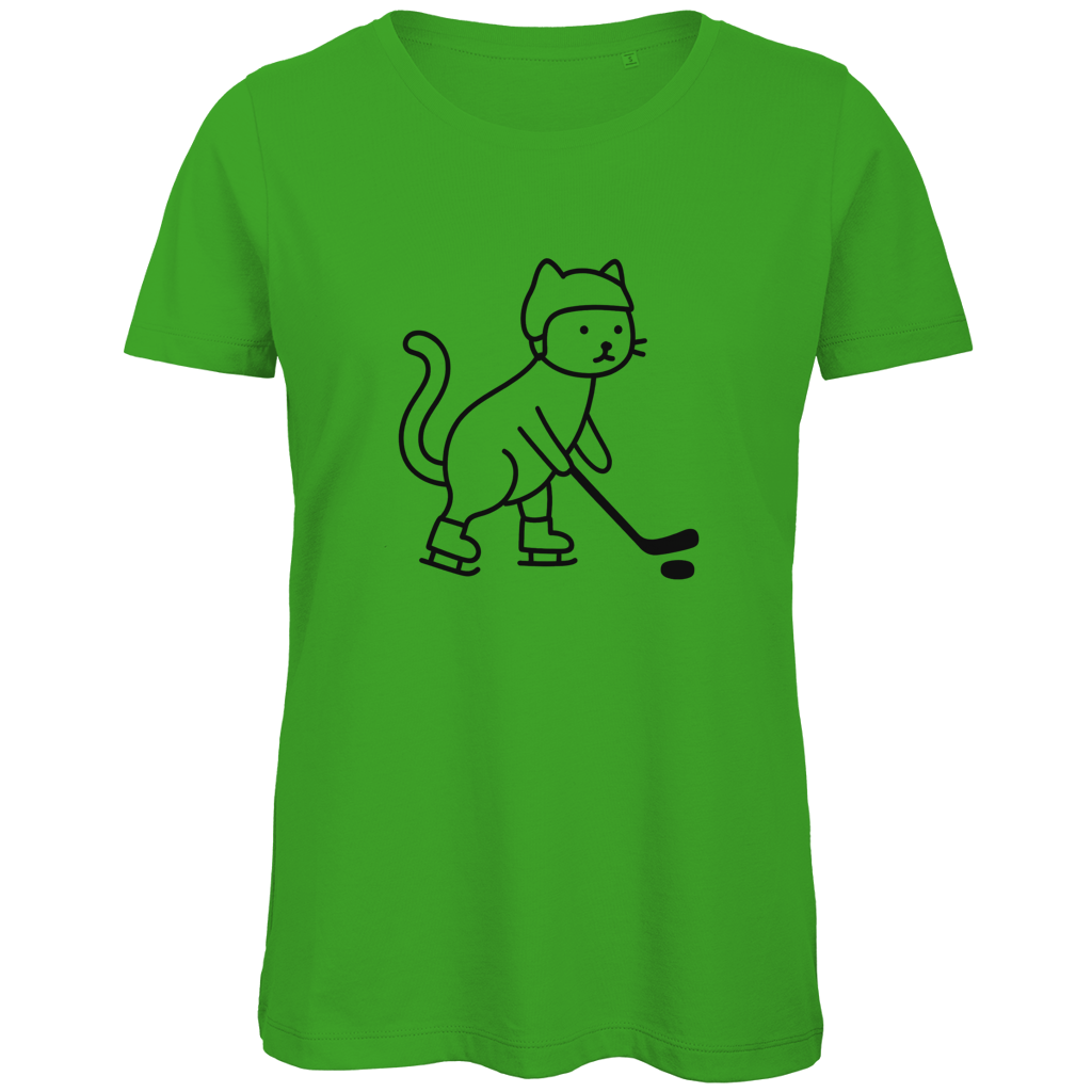 Ladies T-Shirt HOCKEY CAT