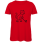 Ladies T-Shirt HOCKEY CAT