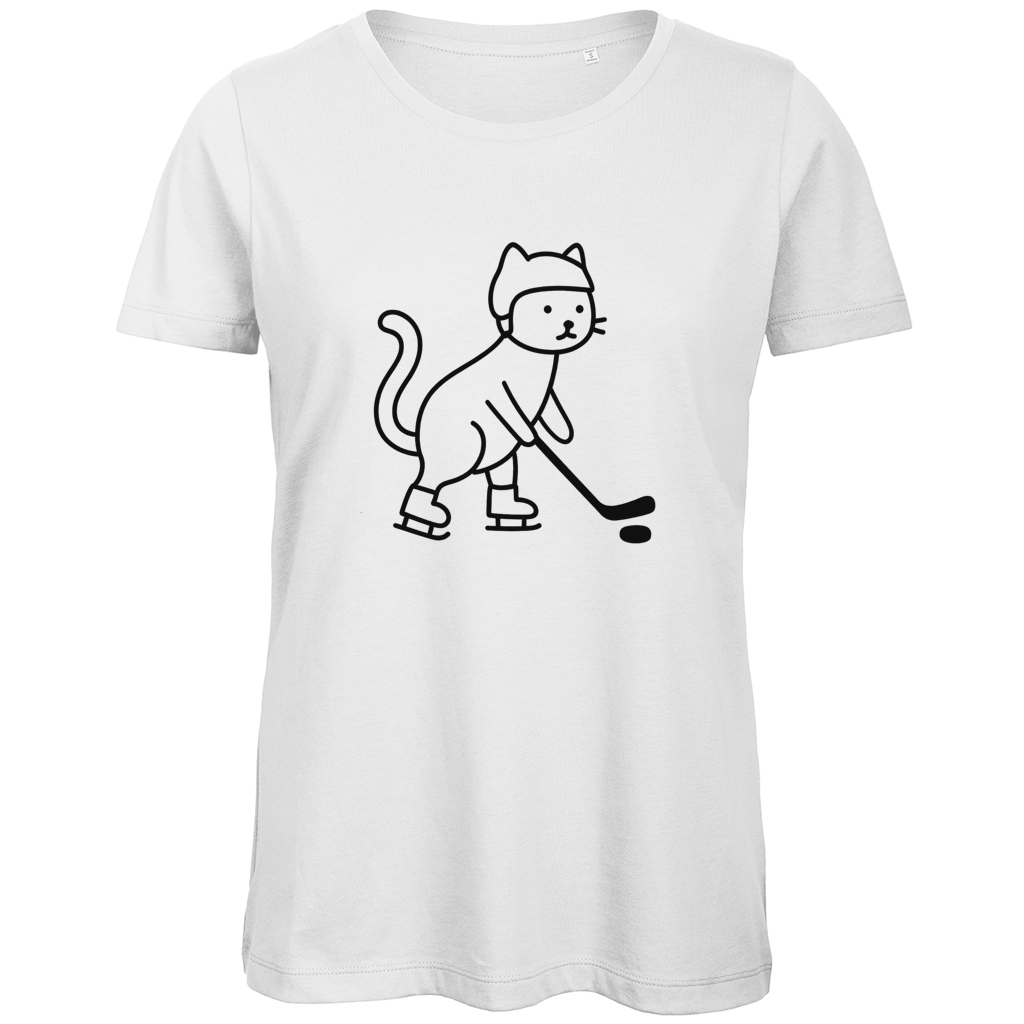 Ladies T-Shirt HOCKEY CAT