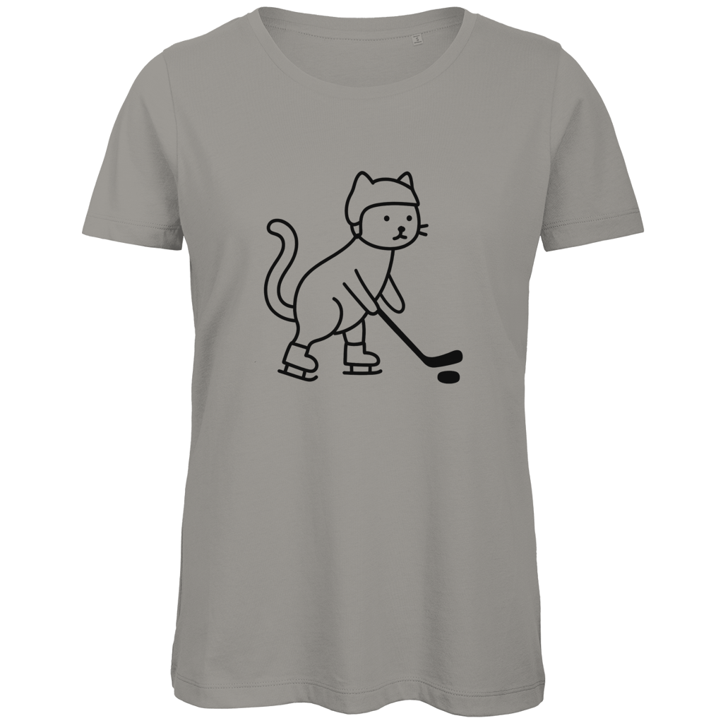 Ladies T-Shirt HOCKEY CAT