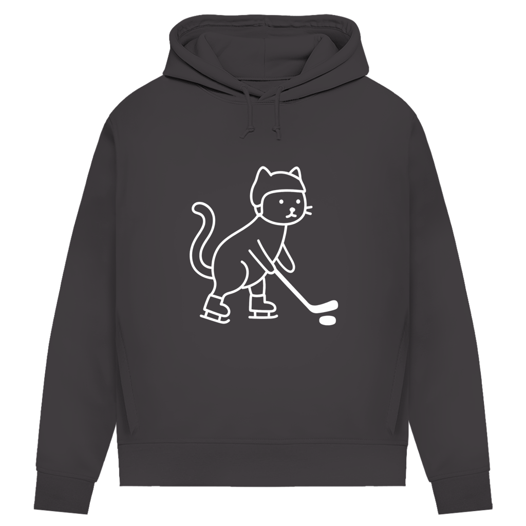 Damen Premium Hoodie HOCKEY CAT