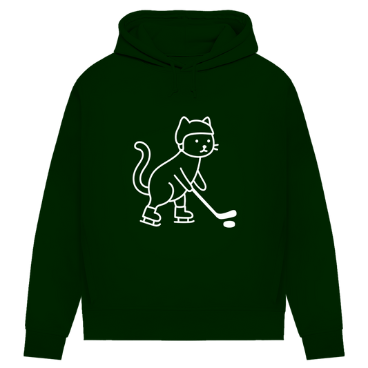 Damen Premium Hoodie HOCKEY CAT