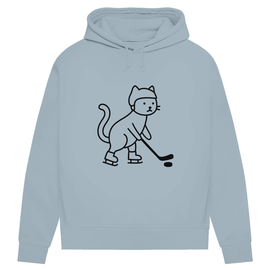 Damen Premium Hoodie HOCKEY CAT