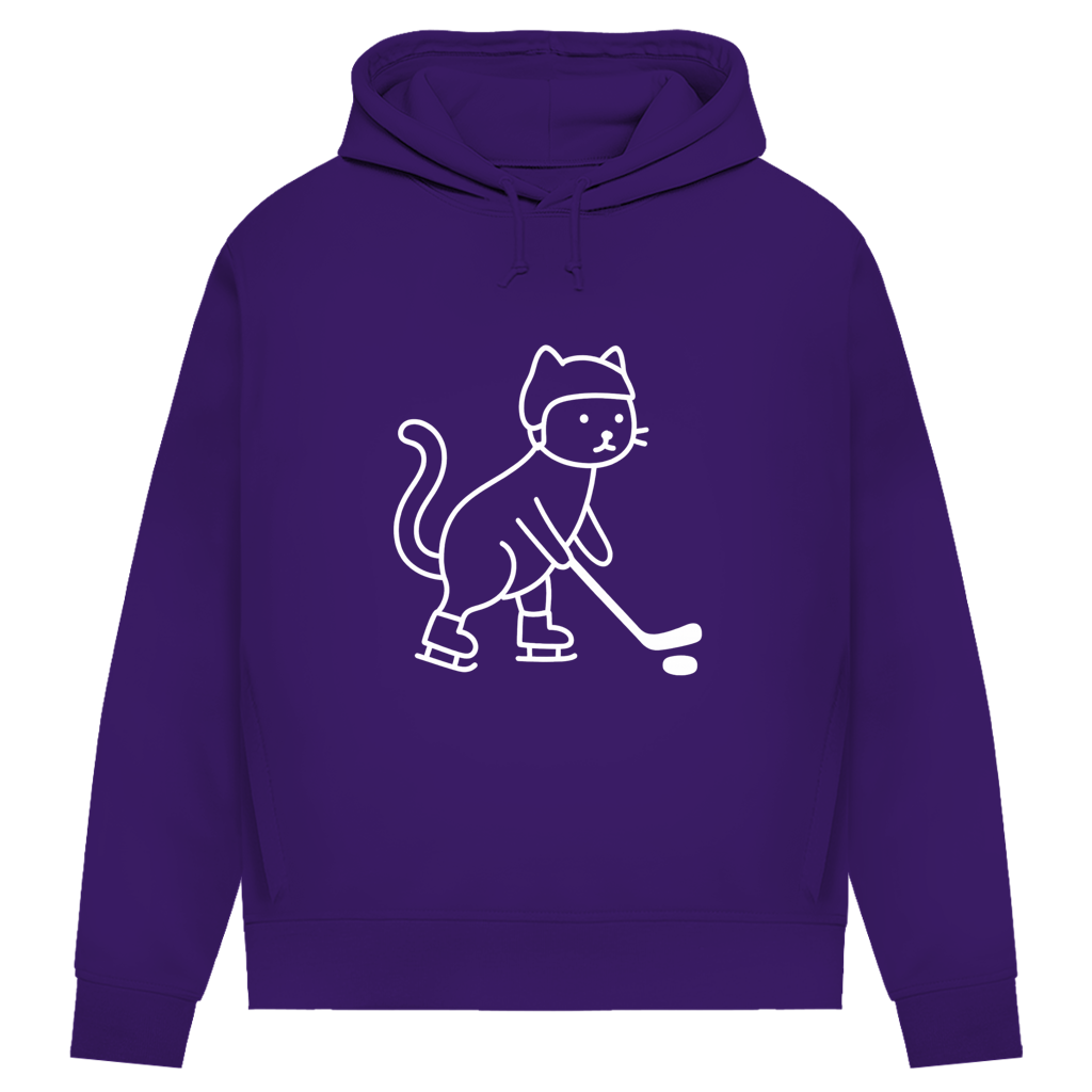 Damen Premium Hoodie HOCKEY CAT