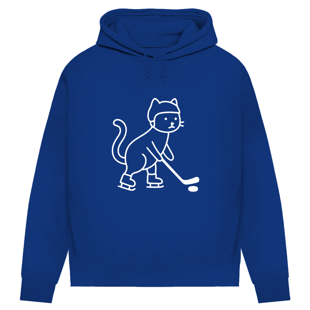 Damen Premium Hoodie HOCKEY CAT