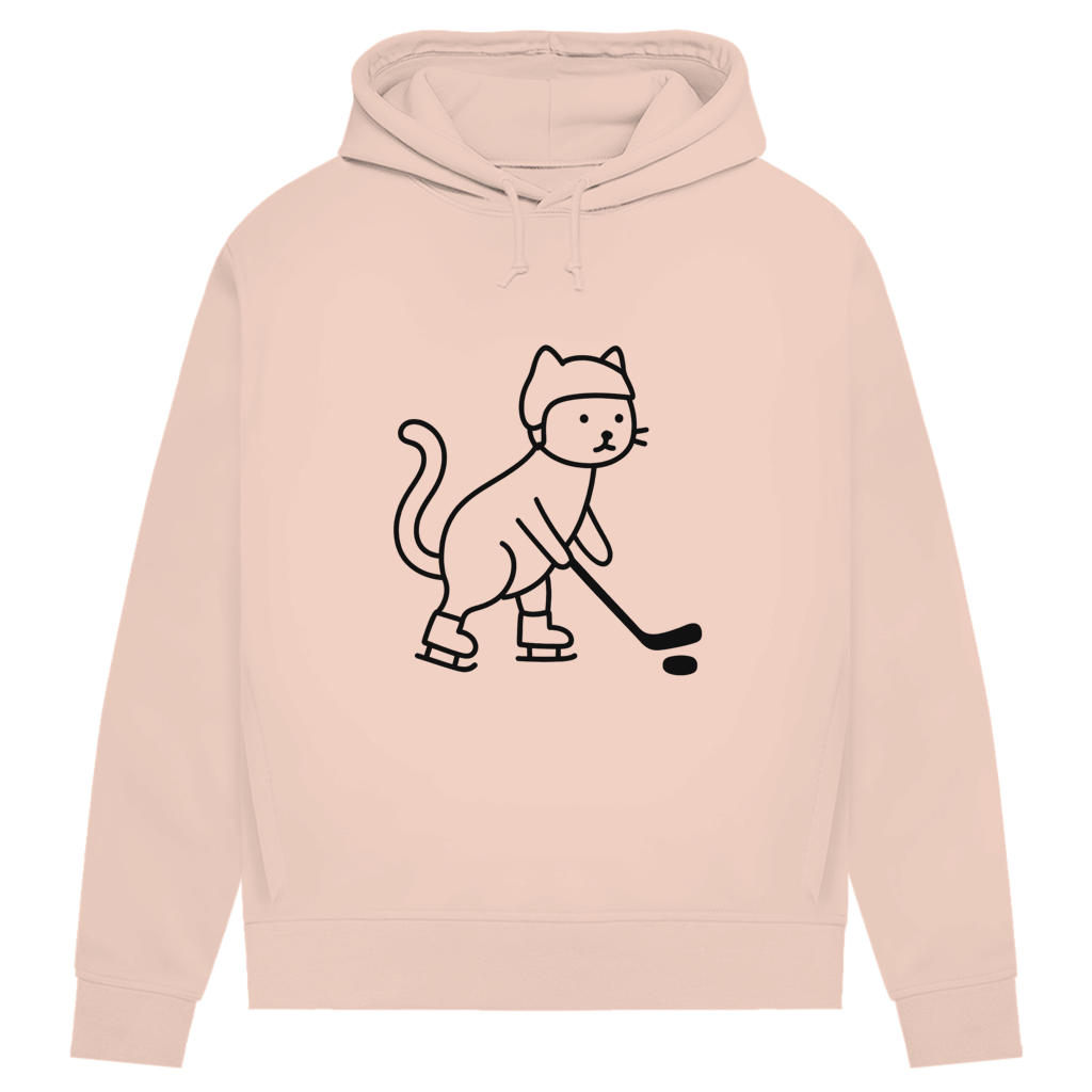 Damen Premium Hoodie HOCKEY CAT