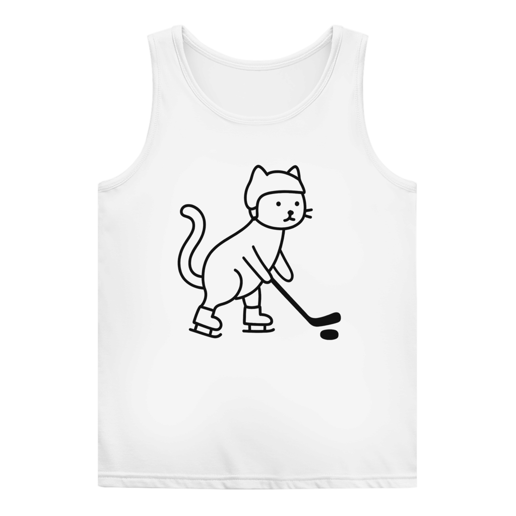Ladies Tank Top HOCKEY CAT