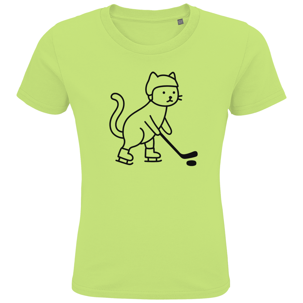 Kids T-Shirt HOCKEY CAT