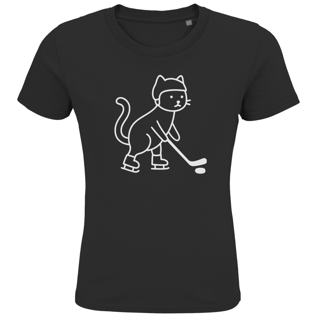 Kids T-Shirt HOCKEY CAT