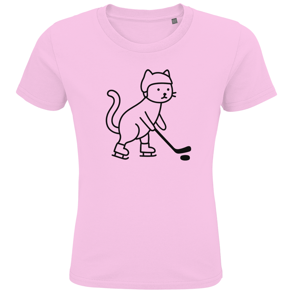 Kids T-Shirt HOCKEY CAT