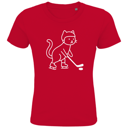 Kids T-Shirt HOCKEY CAT