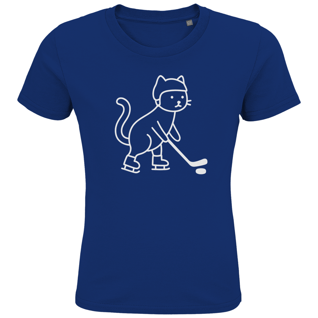 Kids T-Shirt HOCKEY CAT